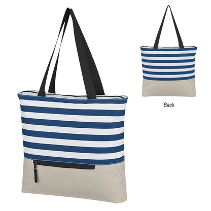 Big Striped Tote Bag