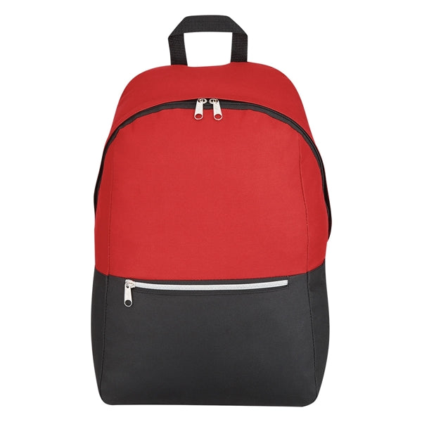Aracri Silver Zippered Backpack