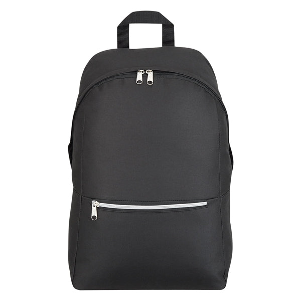Aracri Silver Zippered Backpack
