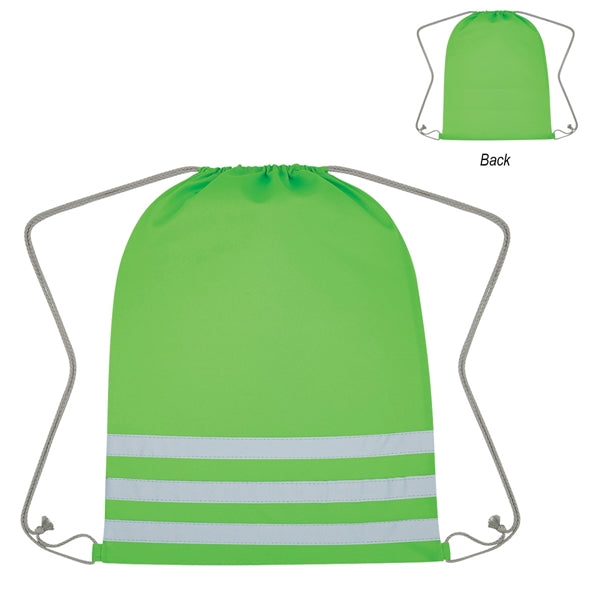 Reflective Safety Drawstring Bag