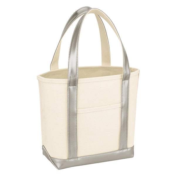 Stylish Metallic Designed Cotton Canvas Bag