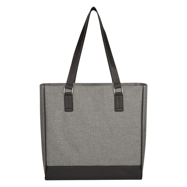 Regular Poly-Heathered Tote Bag