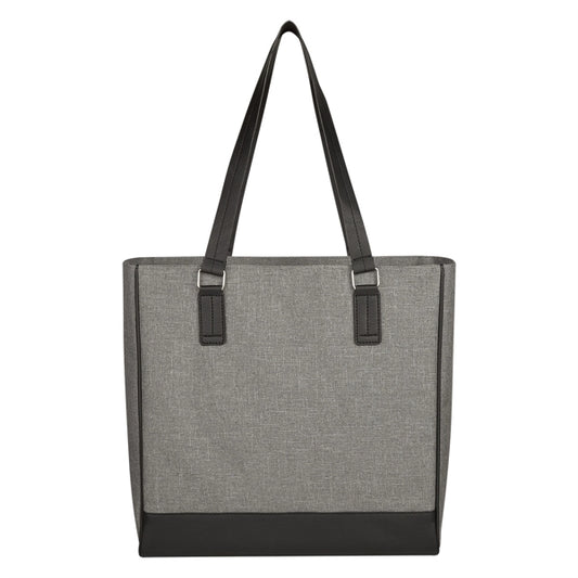 Regular Poly-Heathered Tote Bag