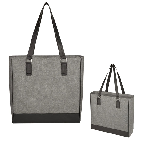 Regular Poly-Heathered Tote Bag