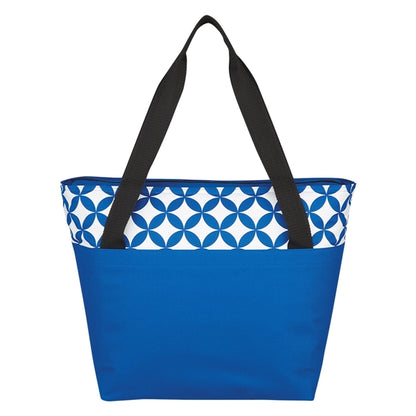 Cooler Tote Bag with Circular Design