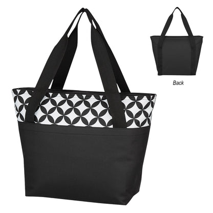 Cooler Tote Bag with Circular Design