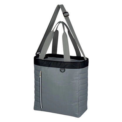 Quilted Polyester Cooler Tote Bag