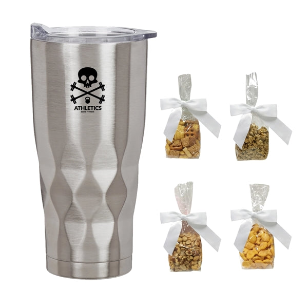 Stainless Steel-Made Cyclone Tumbler with Stuffer Pack