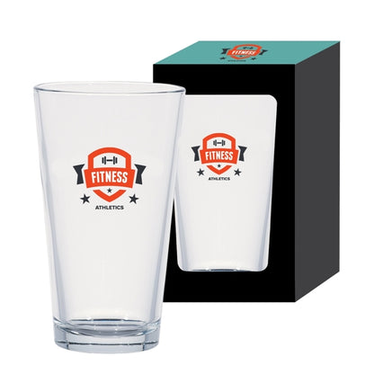 16 Oz. Classic Pint Glass With Custom Window Box