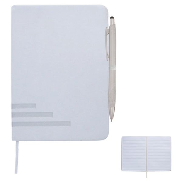 Metallic Accented Journal with Stylus