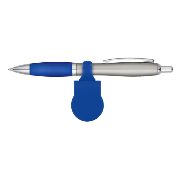 Clip-On Pen-Holding Webcam Cover with Sleek Pen