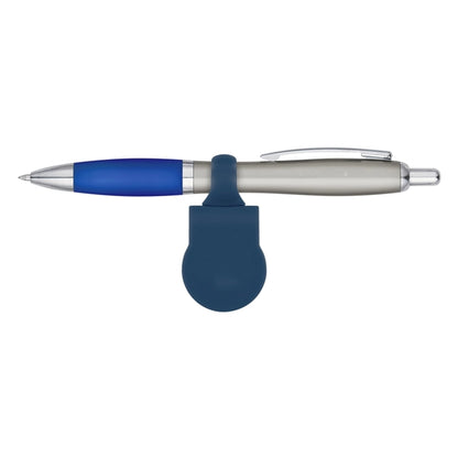 Clip-On Pen-Holding Webcam Cover with Sleek Pen