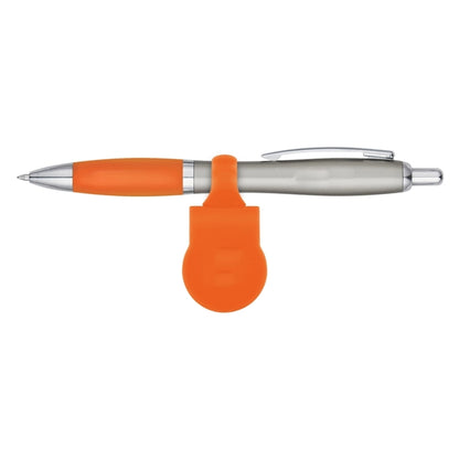 Clip-On Pen-Holding Webcam Cover with Sleek Pen