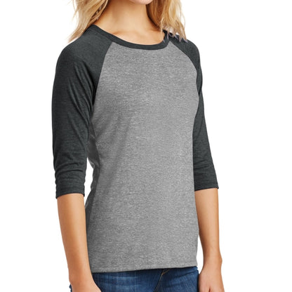 Ladies 3/4 Sleeve Raglan