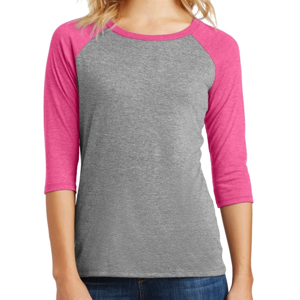 Ladies 3/4 Sleeve Raglan
