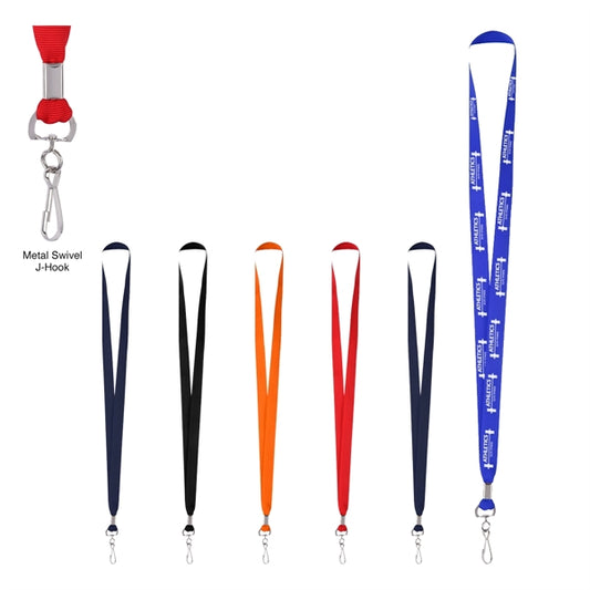 J-Hooked Polyester-Made Lanyard
