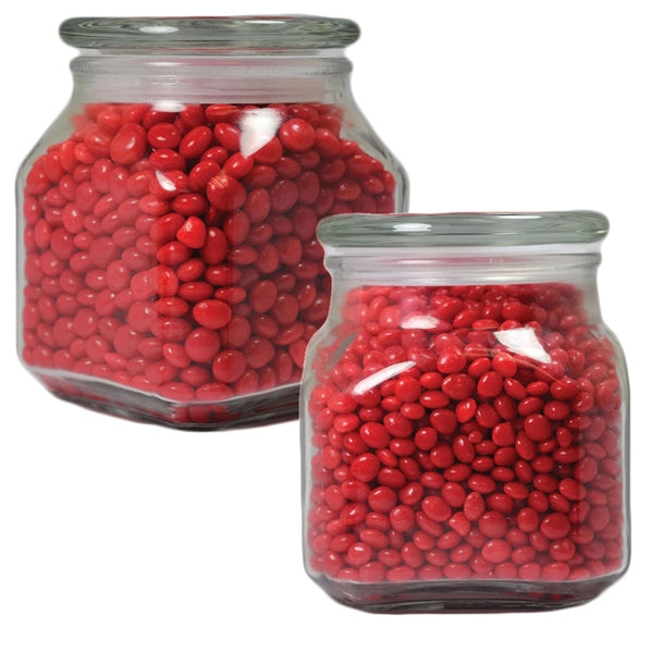 Customizable Square Apothecary Jar