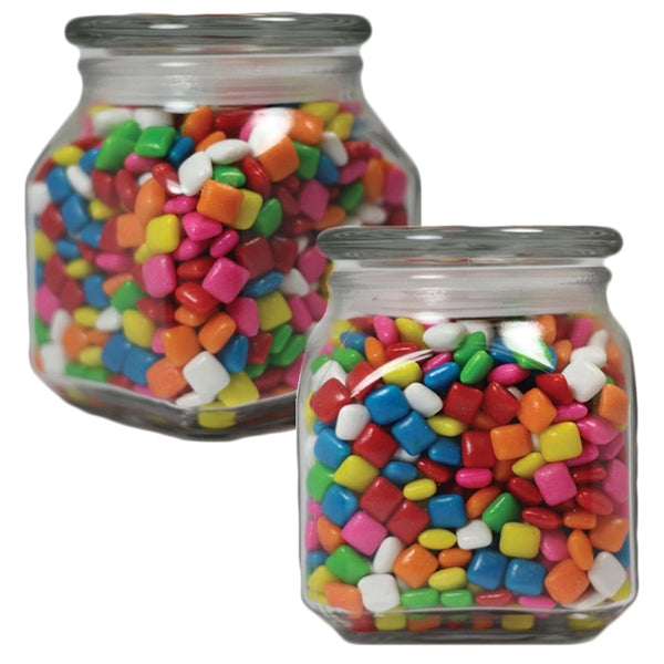 Customizable Square Apothecary Jar