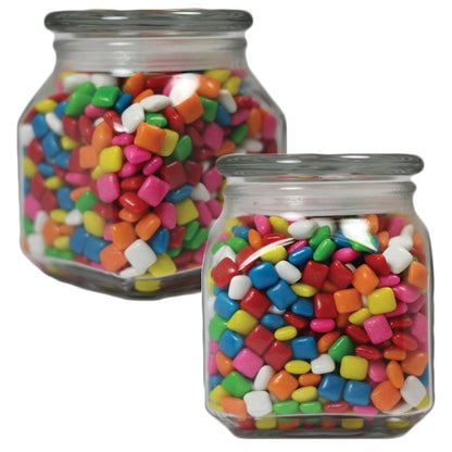 Customizable Square Apothecary Jar