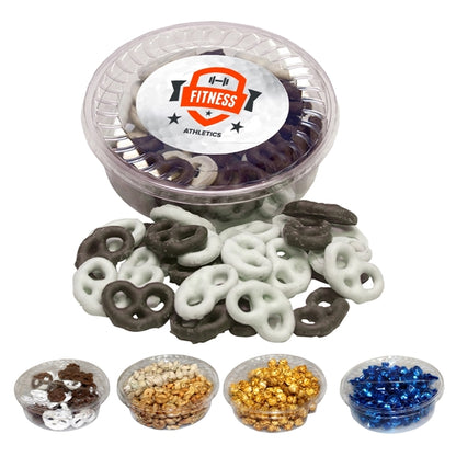 Gourmet Treats on a Plastic Tray