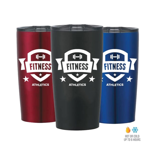 Sleek Stainless Steel Tumbler - 20 oz