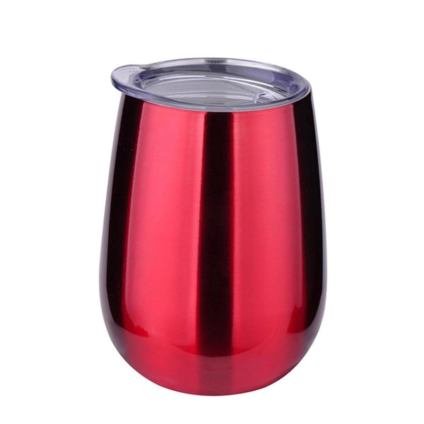 Stemless Wine Glass - 10 oz Stainless Steel