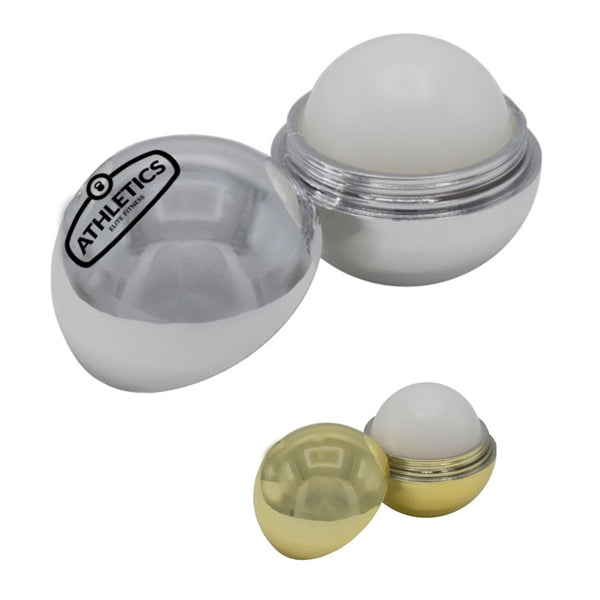 Round Metallic Lip Balms