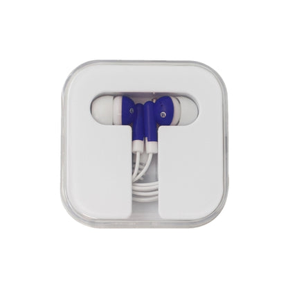 Earphones in Square-Shaped Case