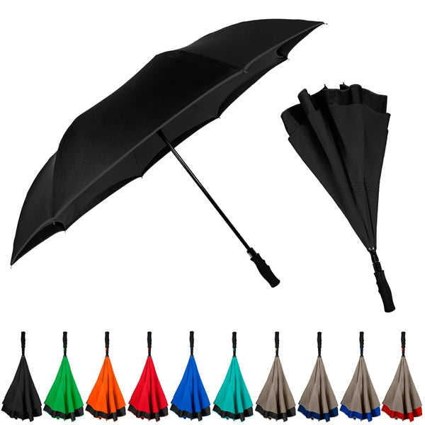 The Inversa Inverted Umbrella - Auto-Open, Reverse Closing