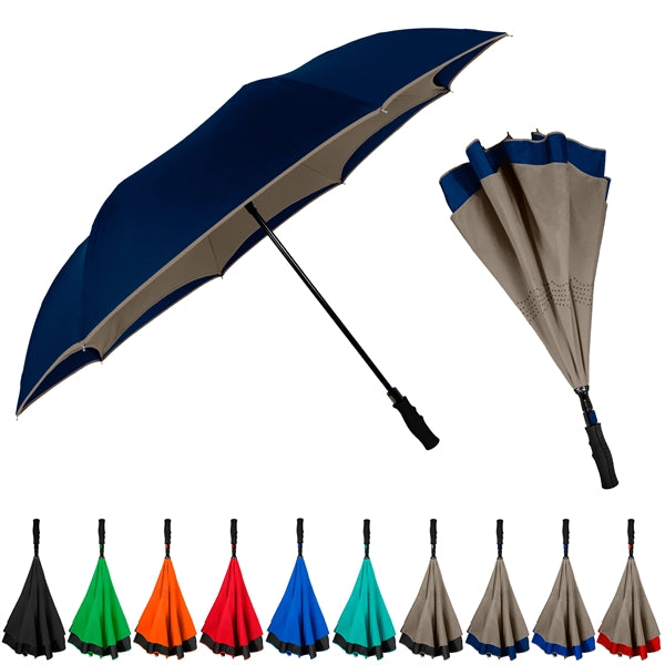The Inversa Inverted Umbrella - Auto-Open, Reverse Closing