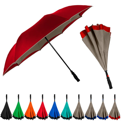 The Inversa Inverted Umbrella - Auto-Open, Reverse Closing