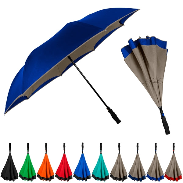 The Inversa Inverted Umbrella - Auto-Open, Reverse Closing