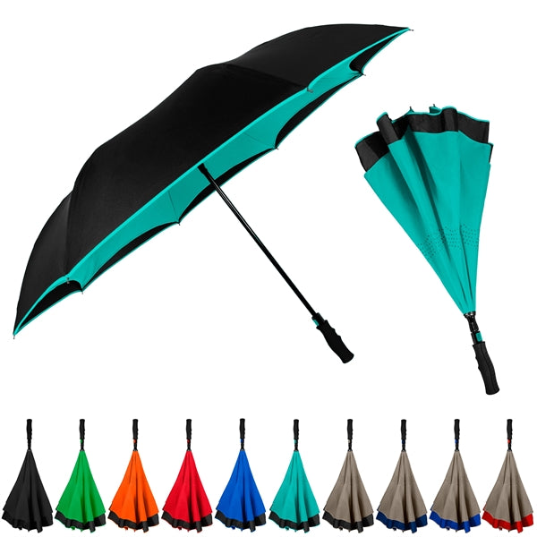 The Inversa Inverted Umbrella - Auto-Open, Reverse Closing
