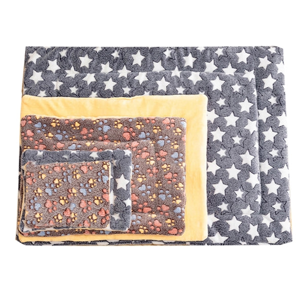 Pet Blanket Warm Plush Throw Sleep Soft Cushion Pad