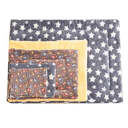 Pet Blanket Warm Plush Throw Sleep Soft Cushion Pad