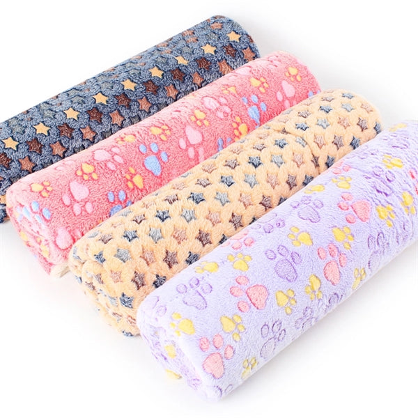 S/M/L/XL Pet Blanket Warm Plush Cushion Mat