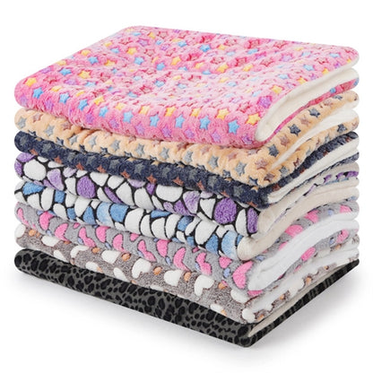 S/M/L/XL Pet Blanket Warm Plush Cushion Mat