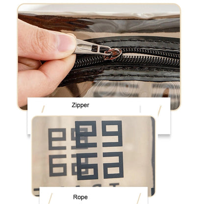 PVC Cosmetic Makeup Bags Printed Travel Bag