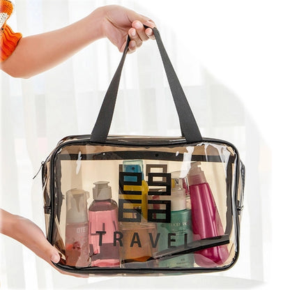 PVC Cosmetic Makeup Bags Printed Travel Bag