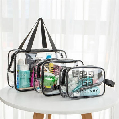 PVC Cosmetic Makeup Bags Printed Travel Bag