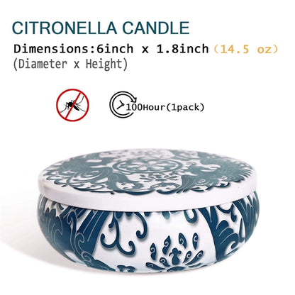 Aromatherap 14oz Canned Candle Green Candle