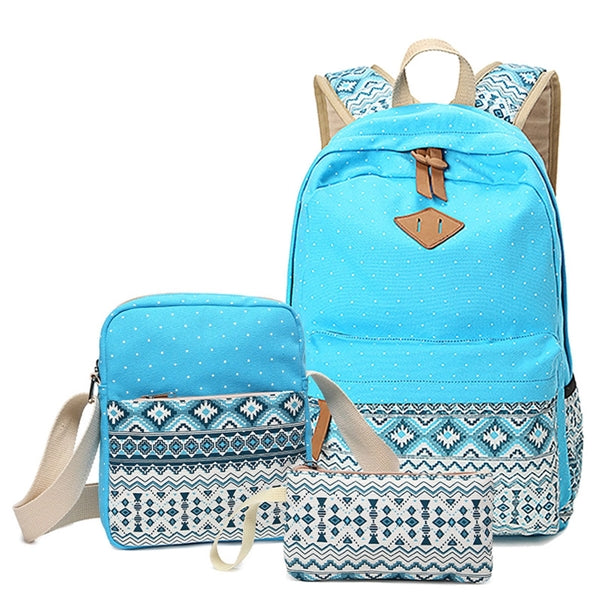Canvas Bag 3-in-1 Student Bag Student Backpack