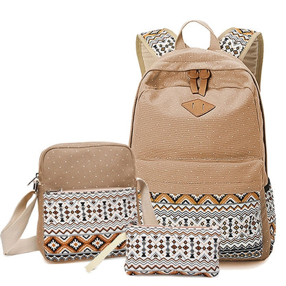 Canvas Bag 3-in-1 Student Bag Student Backpack