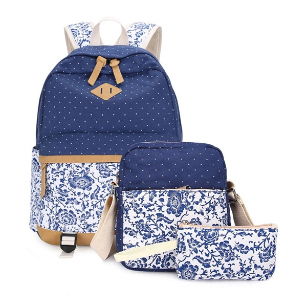 Canvas Bag 3-in-1 Student Bag Student Backpack