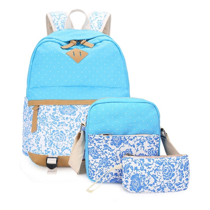 Canvas Bag 3-in-1 Student Bag Student Backpack