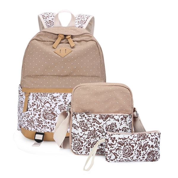 Canvas Bag 3-in-1 Student Bag Student Backpack