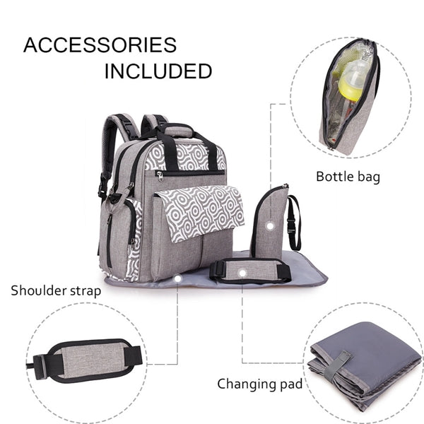 Baby Changing Bag Backpack  Diaper Bag