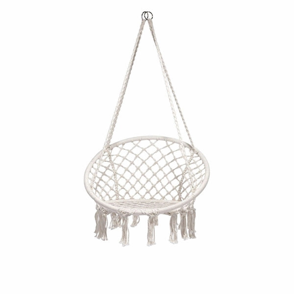 Hand-Knitted Tassel Swing, Hanging Basket, Hanging Chair