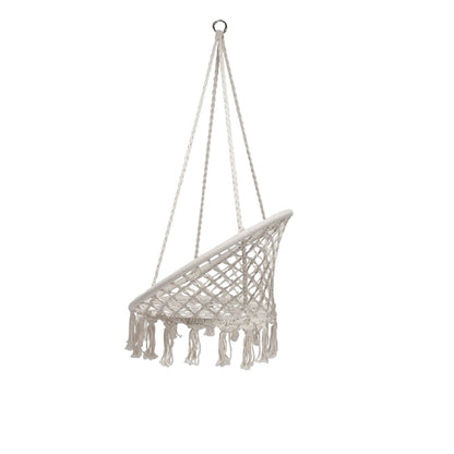 Hand-Knitted Tassel Swing, Hanging Basket, Hanging Chair