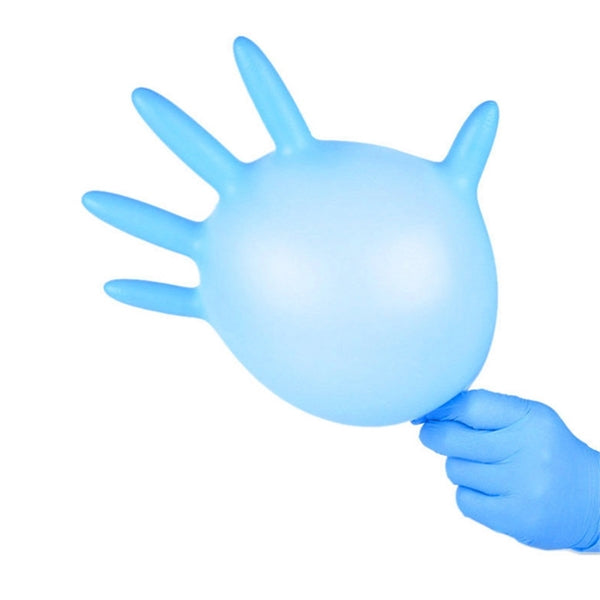 Blue Latex Disposable Gloves